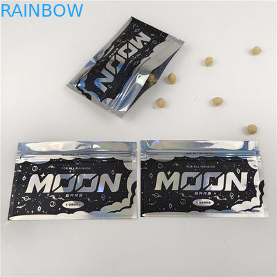 Eco-Friendly Smell Proof Moisture Proof Three Side Seal Bags for Teeth Care Packaging with Heat Seal Closure With Zipper