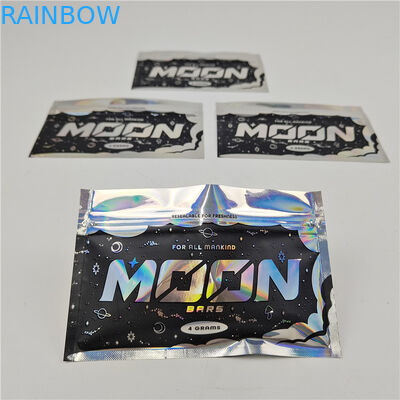Eco-Friendly Smell Proof Moisture Proof Three Side Seal Bags for Teeth Care Packaging with Heat Seal Closure With Zipper