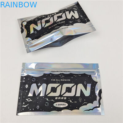 Eco-Friendly Smell Proof Moisture Proof Three Side Seal Bags for Teeth Care Packaging with Heat Seal Closure With Zipper