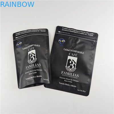 Matte Finish Food Grade Smell Proof Moisture Proof Laminated Aluminum Foil Zip Lock Bag Stand Up Pouch Coffee Bag