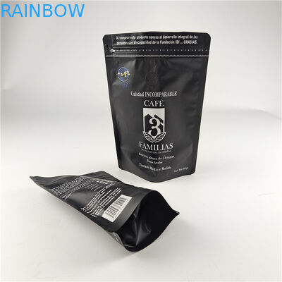 Matte Finish Food Grade Smell Proof Moisture Proof Laminated Aluminum Foil Zip Lock Bag Stand Up Pouch Coffee Bag