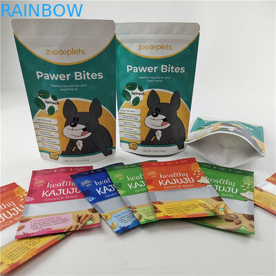 Wholesale Recyclable Environmental Friendly Stand Up Pouch With Window Moisture Proof Food Grade Plastic Packaging Bags