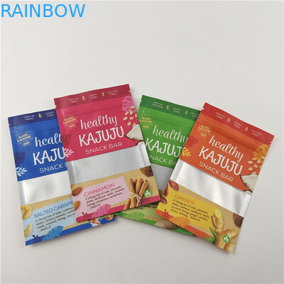 Wholesale Recyclable Environmental Friendly Stand Up Pouch With Window Moisture Proof Food Grade Plastic Packaging Bags