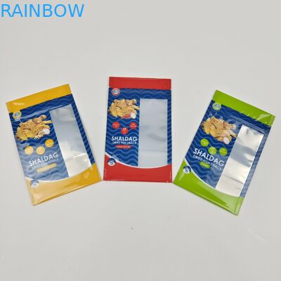 Digital Printed Snack Bag Packaging with Zipper Closure and Customized Size Stand Up Pouch