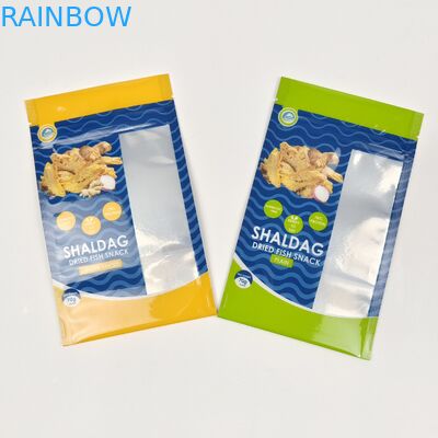 Digital Printed Snack Bag Packaging with Zipper Closure and Customized Size Stand Up Pouch