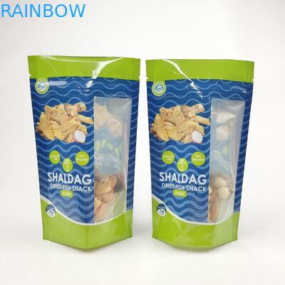 Digital Printed Eco Friendly Snack Bag Packaging with Zipper Resealable Plastic Food Seal Packaging