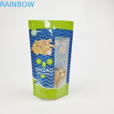 Digital Printed Eco Friendly Snack Bag Packaging with Zipper Resealable Plastic Food Seal Packaging