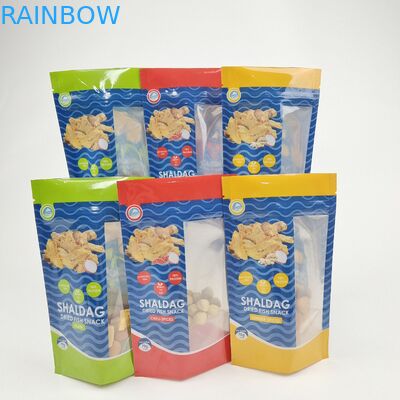 Digital Printed Eco Friendly Snack Bag Packaging with Zipper Resealable Plastic Food Seal Packaging