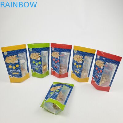 Digital Printed Eco Friendly Snack Bag Packaging with Zipper Resealable Plastic Food Seal Packaging