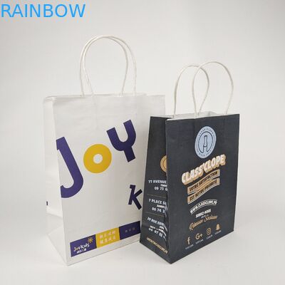 Laminated Aluminum Foil Mylar Packaging Bag Custom Digital Printing Logo Printed Shopping Paper Bag