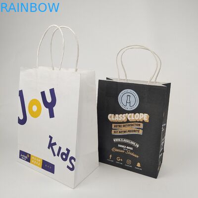 Laminated Aluminum Foil Mylar Packaging Bag Custom Digital Printing Logo Printed Shopping Paper Bag