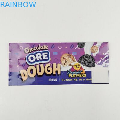 Environmental Friendly Custom Smell Proof And Moisture Proof Kraft Paper Back Sealed Packaging Bag for Nutrition Bar