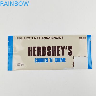 Environmental Friendly Custom Smell Proof And Moisture Proof Kraft Paper Back Sealed Packaging Bag for Nutrition Bar