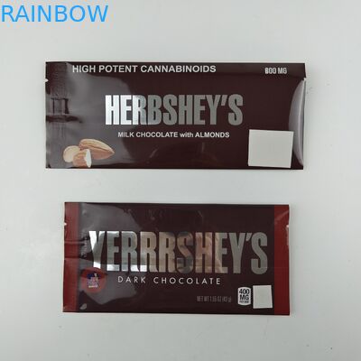 Flexible Plastic Pouches Packaging for Candy Bar Foil Wrappers Chocolate Energy Bar Cookies Snack
