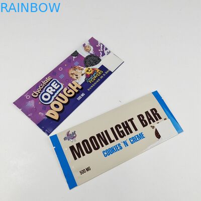 Environmental Friendly Foil Wrappers Custom Printed Stand Up Pouches Chocolate Energy Bar Cookies Snack Packaging