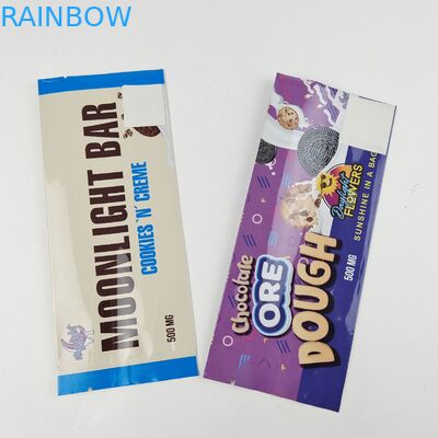 Environmental Friendly Foil Wrappers Custom Printed Stand Up Pouches Chocolate Energy Bar Cookies Snack Packaging