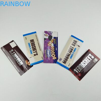 Environmental Friendly Foil Wrappers Custom Printed Stand Up Pouches Chocolate Energy Bar Cookies Snack Packaging