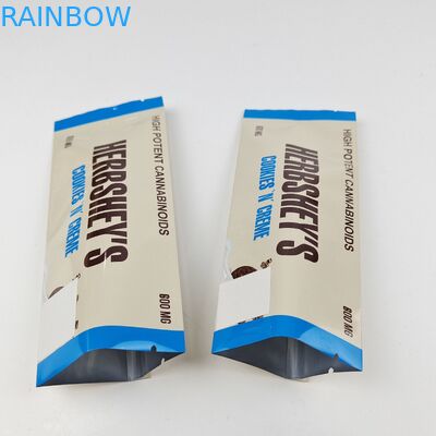 Wholesale Custom Printed Back sealed Pouches Chocolate Energy Bar Cookies Snack Packaging