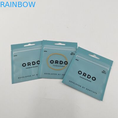 Eco-Friendly Best Selling RecyclableThree Side Seal Bags for Teeth Care Packaging With Zipper