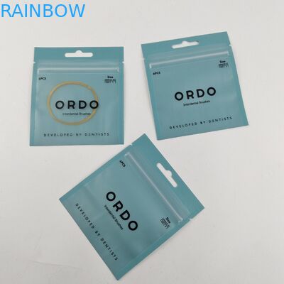 Eco-Friendly Best Selling RecyclableThree Side Seal Bags for Teeth Care Packaging With Zipper