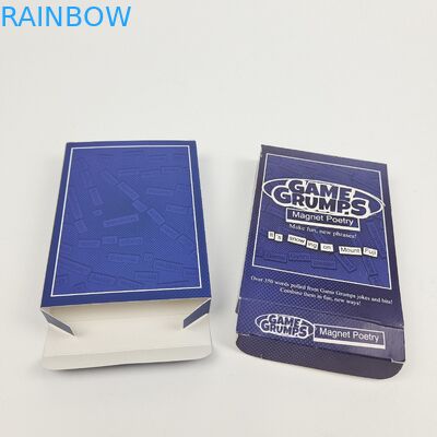 Accepted Up to 10 Colors Available Custom Logo Printed Rectangular Glossy Paper Box Packaging