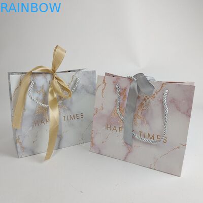 Customized Paper Bags Biodegradable Paper Pouch For Shopping With Logo Printing