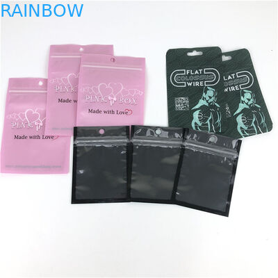 Easy Tear Line Three Side Sealed Mylar Packaging Bag With Zipper Customized Size Design