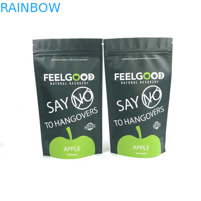 Custom Logo Printed Stand Up Zipper Pouch Smell Proof Waterproof Plastic Packaging Bags