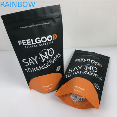 Custom Logo Printed Stand Up Zipper Pouch Smell Proof Waterproof Plastic Packaging Bags