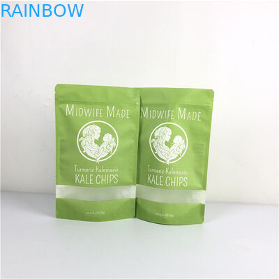 Food Packaging Flat Plastic Ziplock Bag Aluminum Foil Bags With Zipper