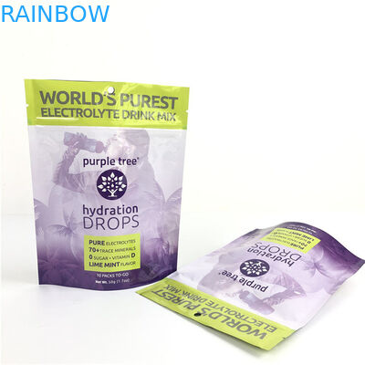 10 Colors Custom Matt Aluminum Foil Stand Up Pouch Ziplock Doypack Bag For Food