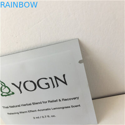 Eco Friendly Mylar Three Side Sealed Bag With Zipper Customized Size