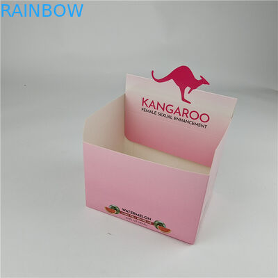 Custom Digital Printing Corrugated Counter Display Retail Cardboard Counter Display Boxes