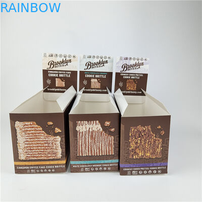 Recyclable Foldable Cardboard Counter Display Boxes Retail Shop Shelf Ready Display Paper Box