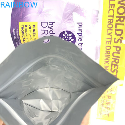 Hot Custom Logo Glossy Finish Customized Size and Design Needs Aluminum Foil Mylar Doypack