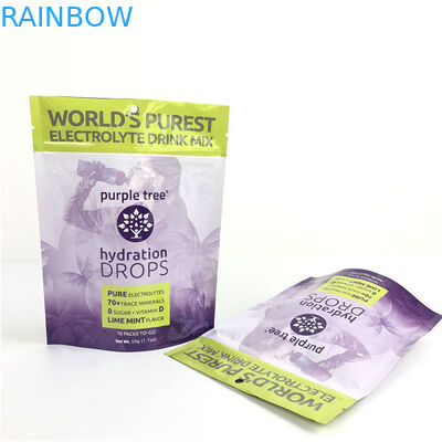 Hot Custom Logo Glossy Finish Customized Size and Design Needs Aluminum Foil Mylar Doypack