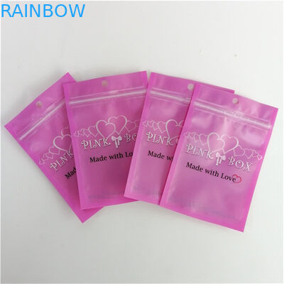 Easy Tear Line Three Side Sealed Mylar Packaging Bag With Zipper Accepted Up to 10 Colors Available