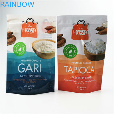 Eco-Friendly and Safe Material Glossy Finish Customized Size and Design Needs Aluminum Foil Mylar Doypack