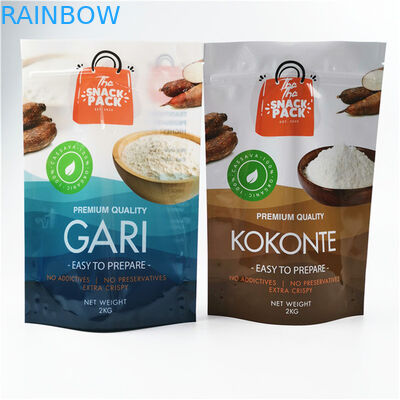 Eco-Friendly and Safe Material Glossy Finish Customized Size and Design Needs Aluminum Foil Mylar Doypack