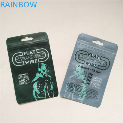 Promotion Recyclable Quality Assurance Three Side Sealed Mylar Packaging Bag With Zipper Customized Size Design