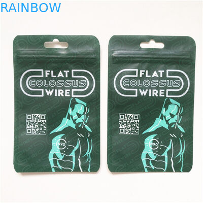 Promotion Recyclable Quality Assurance Three Side Sealed Mylar Packaging Bag With Zipper Customized Size Design