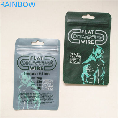 Promotion Recyclable Quality Assurance Three Side Sealed Mylar Packaging Bag With Zipper Customized Size Design