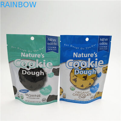 Heat Seal Custom Logo Printed Stand Up Zipper Pouch Resealable Plastic Food Packaging