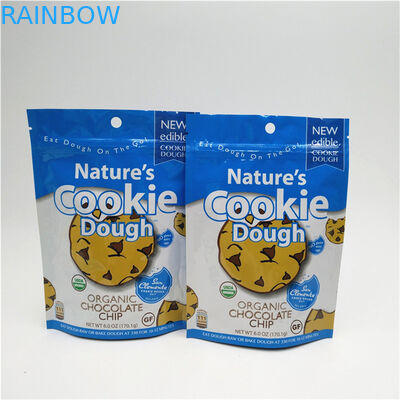 Heat Seal Custom Logo Printed Stand Up Zipper Pouch Resealable Plastic Food Packaging