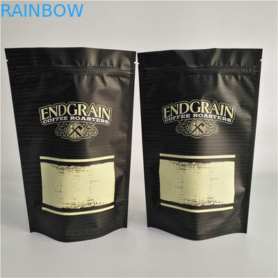 Storage Custom Logo Printed Stand Up Zipper Pouch Resealable Plastic Food Seal Coffee Bag