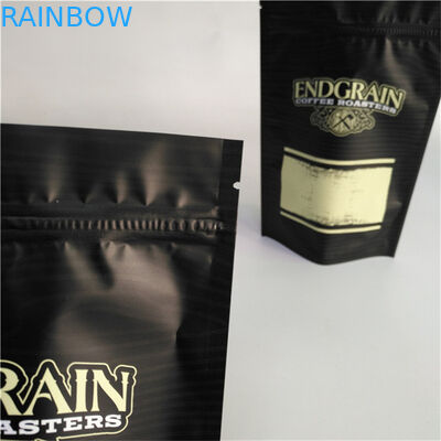 Storage Custom Logo Printed Stand Up Zipper Pouch Resealable Plastic Food Seal Coffee Bag