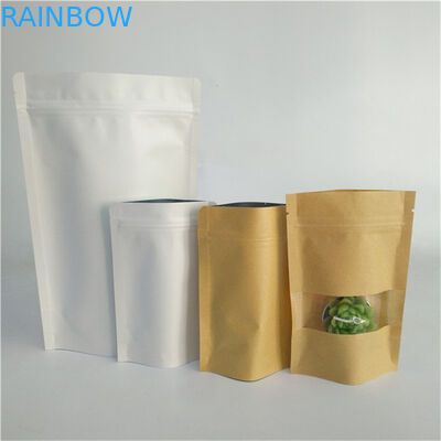 Wholesale Custom Digital Printing Stand Up Zipper Pouch With Food Grade Material And Leak Proof Kraft Paper Packaging