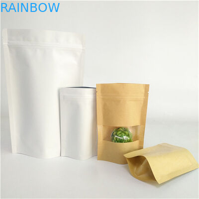 Wholesale Custom Digital Printing Stand Up Zipper Pouch With Food Grade Material And Leak Proof Kraft Paper Packaging