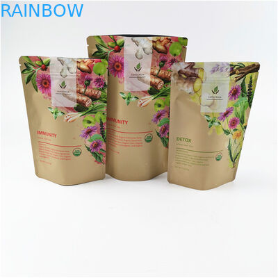 Promotional Quality Assurance Easy Tear Line Manufacturer Custom Your Own Logo Kraft Paper Bag