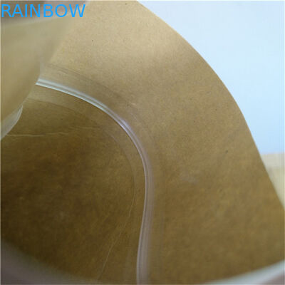 Customized Size Stand Up Pouch with Zipper and Gravure Printing Heat Seal for Snack Packaging